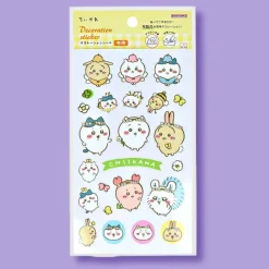 Chiikawa Flowery Friendship Fabric Stickers