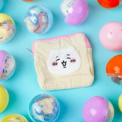 Chiikawa Fluffy Face Pouch Gachapon