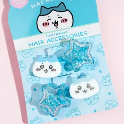 Chiikawa Glittery Hachiware Star Hair Tie Set - 2 pcs