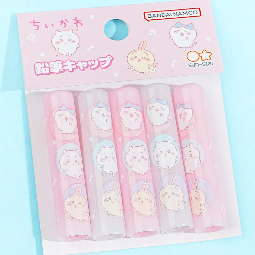 Chiikawa Music Time Pencil Cap Set - 5 pcs