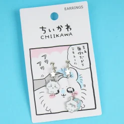 Chiikawa Squirrel Dangle Earrings