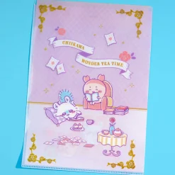 Chiikawa Tea Time A4 Clear File with Envelope