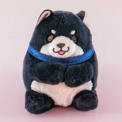 Chuken Mochi Shiba Sitting Plushie - Sesame / Mini