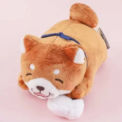 Chuken Mochi Shiba Sleeping Plushie - Okaka / Medium