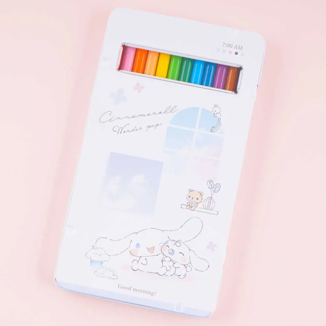 Cinnamoroll & Milk Colored Pencil Set