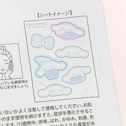 Cinnamoroll & Milk Die-Cut Point Face Pack - Peach