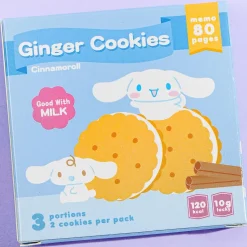 Cinnamoroll & Milk Ginger Cookies Memo Pad Box