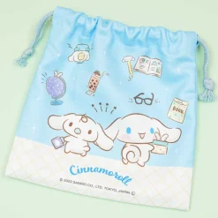 Cinnamoroll & Milk Happy Day Drawstring Pouch