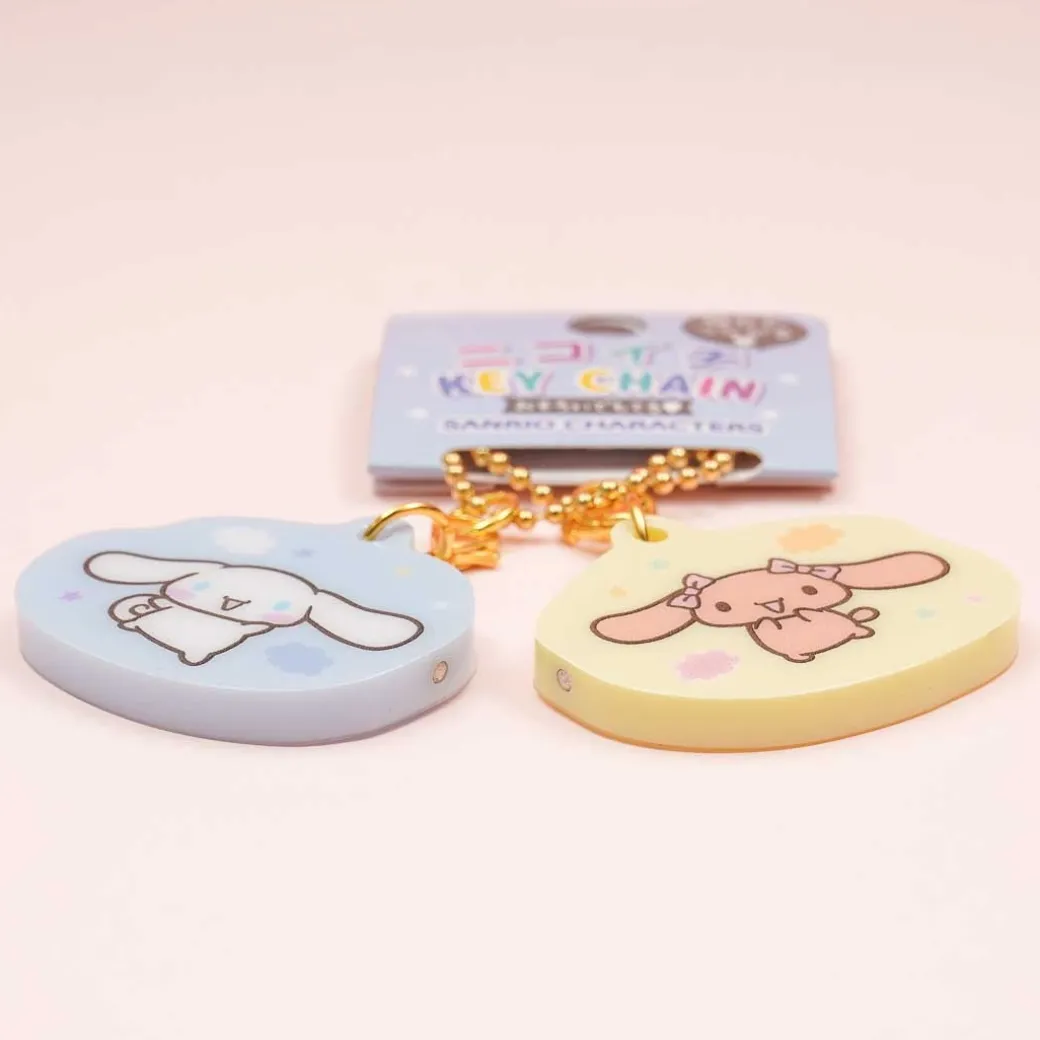 Cinnamoroll & Mocha Nikoichi Keychain