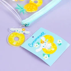 Cinnamoroll & Pineapple Flat Clear Pen Case