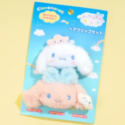 Cinnamoroll & Poron Cloud Hair Clips - 2 pcs