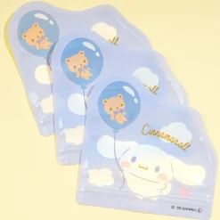 Cinnamoroll Bear Balloon Zip Bag Set - 3 pcs