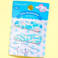 Cinnamoroll Blue Checks & Skies Hair Clips