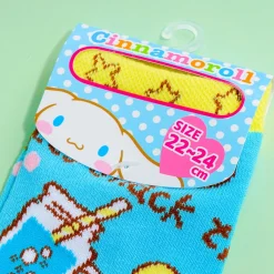 Cinnamoroll Boba Tea Love Jacquard Socks