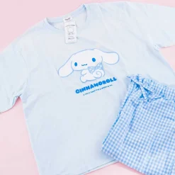Cinnamoroll Checkered Pajamas With Headband Set