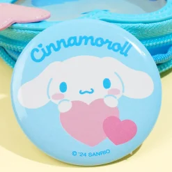 Cinnamoroll Colorful Heart Mini Pouch & Badge Set