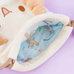 Cinnamoroll Die-Cut Drawstring Pouch - Chiffon