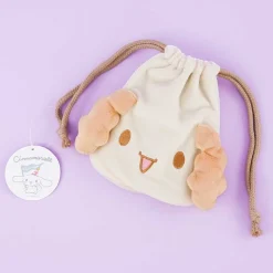 Cinnamoroll Die-Cut Drawstring Pouch - Chiffon