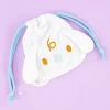 Cinnamoroll Die-Cut Drawstring Pouch - Milk