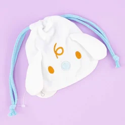 Cinnamoroll Die-Cut Drawstring Pouch - Milk