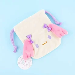 Cinnamoroll Die-Cut Drawstring Pouch - Azuki