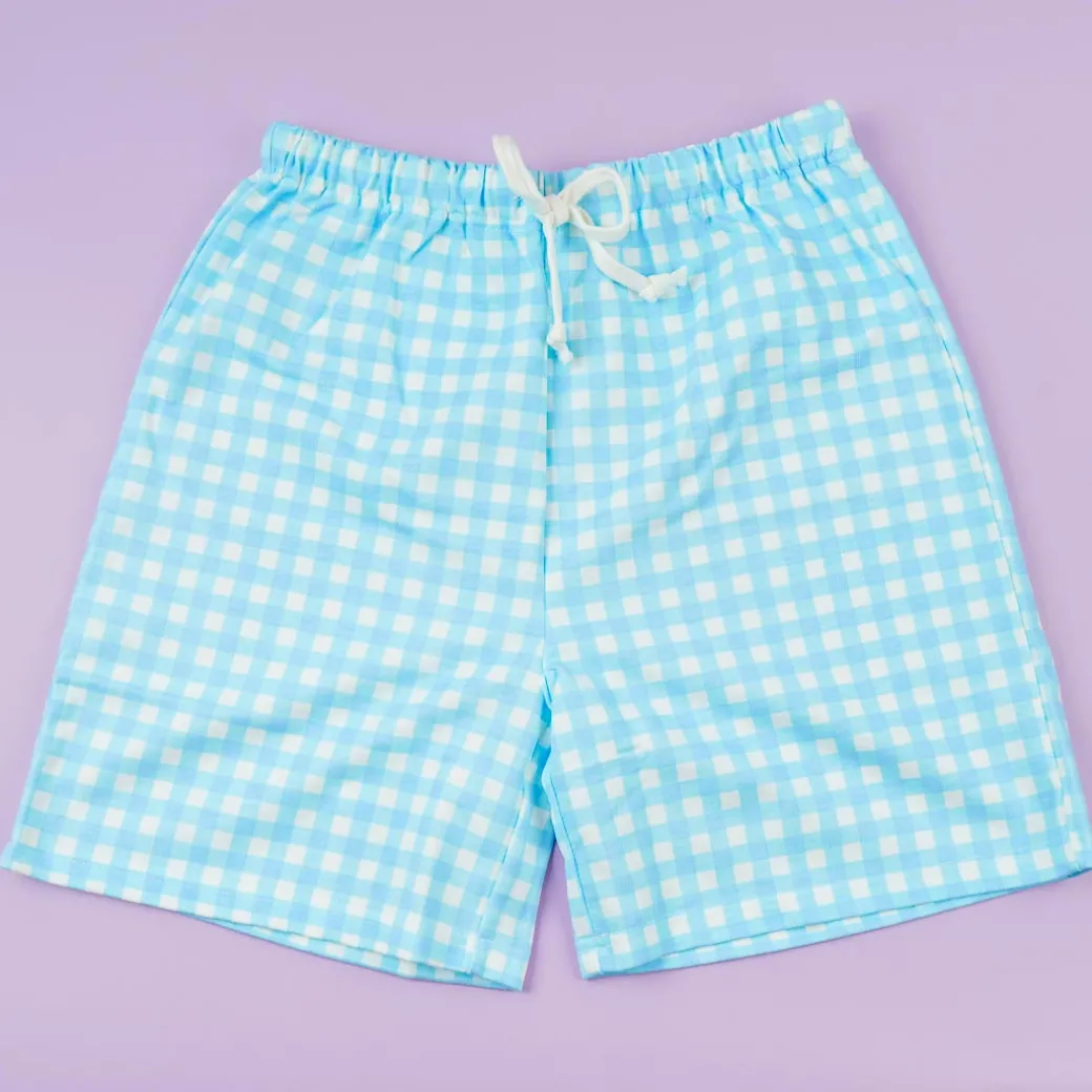 Cinnamoroll Face Checkered Pajama Set