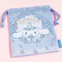 Cinnamoroll Flower Pup Drawstring Bag