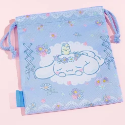 Cinnamoroll Flower Pup Drawstring Bag