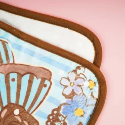 Cinnamoroll Flowery Fluffy Blanket