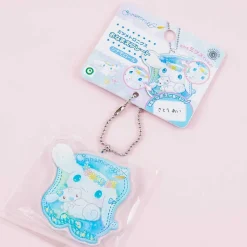 Cinnamoroll Flowery Name Plate Acrylic Charm