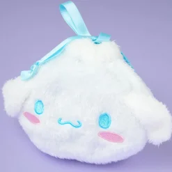 Cinnamoroll Fluffy Face Drawstring Pouch