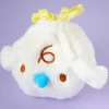 Cinnamoroll Fluffy Face Drawstring Pouch - Milk