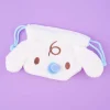 Cinnamoroll Fluffy Mini Drawstring Pouch - Milk