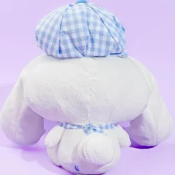 Cinnamoroll Gingham Newsboy Cap Plushie - Big