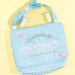Cinnamoroll Gingham Pocket Pouch & Sling Bag
