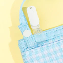 Cinnamoroll Gingham Pocket Pouch & Sling Bag