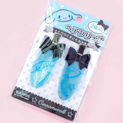 Cinnamoroll Glitters & Bows Barrette Set