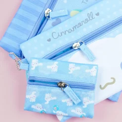Cinnamoroll Heart & Avocado Flat Pouch Set - 3 pc