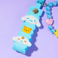 Cinnamoroll Keychain With Beaded Bracelet