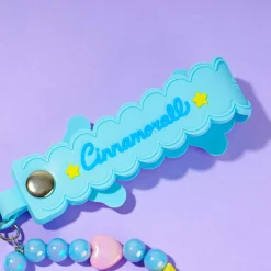 Cinnamoroll Keychain With Beaded Bracelet