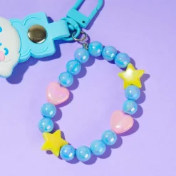 Cinnamoroll Keychain With Beaded Bracelet