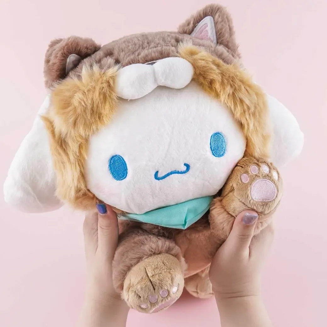 Cinnamoroll Lying Down Shiba Inu Costume Plushie - Medium