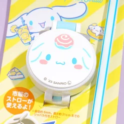 Cinnamoroll Plastic Bottle Cap With Straw