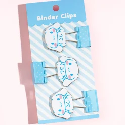 Cinnamoroll Polka Dot Binder Clip Set - 3pcs