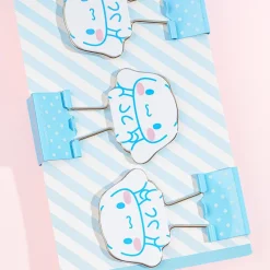 Cinnamoroll Polka Dot Binder Clip Set - 3pcs