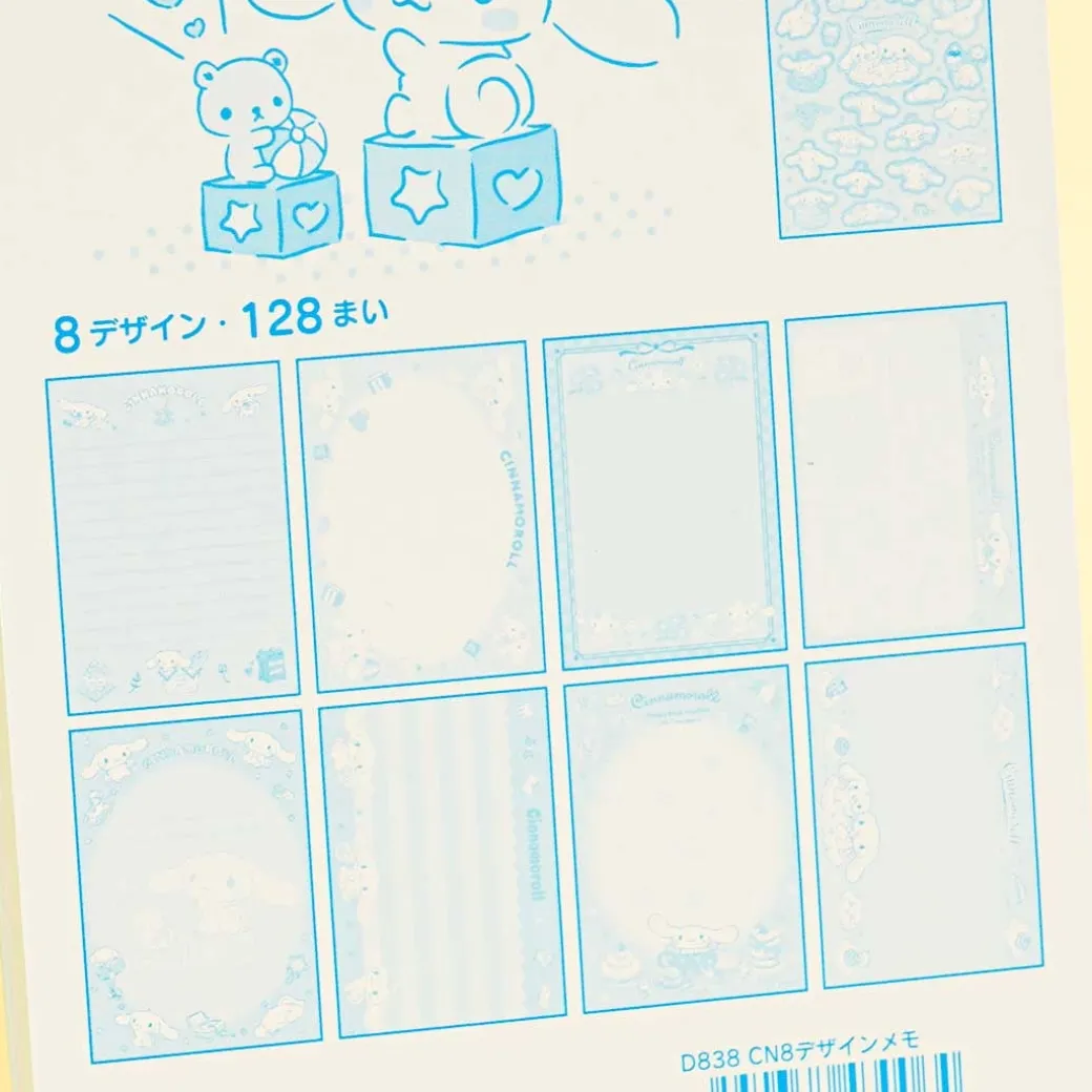 Cinnamoroll Roly-Poly Memo Pad With Stickers