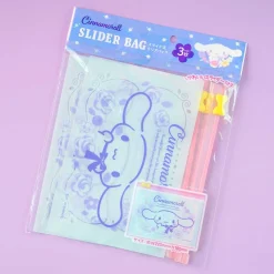 Cinnamoroll Rose Flower Zip Bag Set