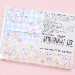 Cinnamoroll Spring Flowers Message Card Set
