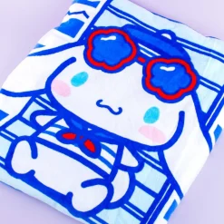 Cinnamoroll Sunbathing Large Beach Towel