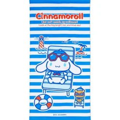 Cinnamoroll Sunbathing Large Beach Towel